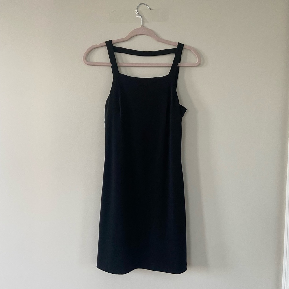 Black mini dress